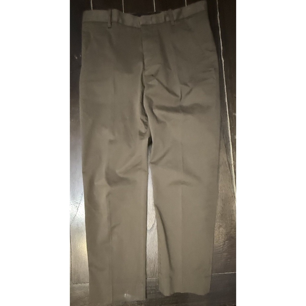 Uniqlo +J Jil Sander Brown Chino Pants Men's 32x27 Measured Cotton Stretch